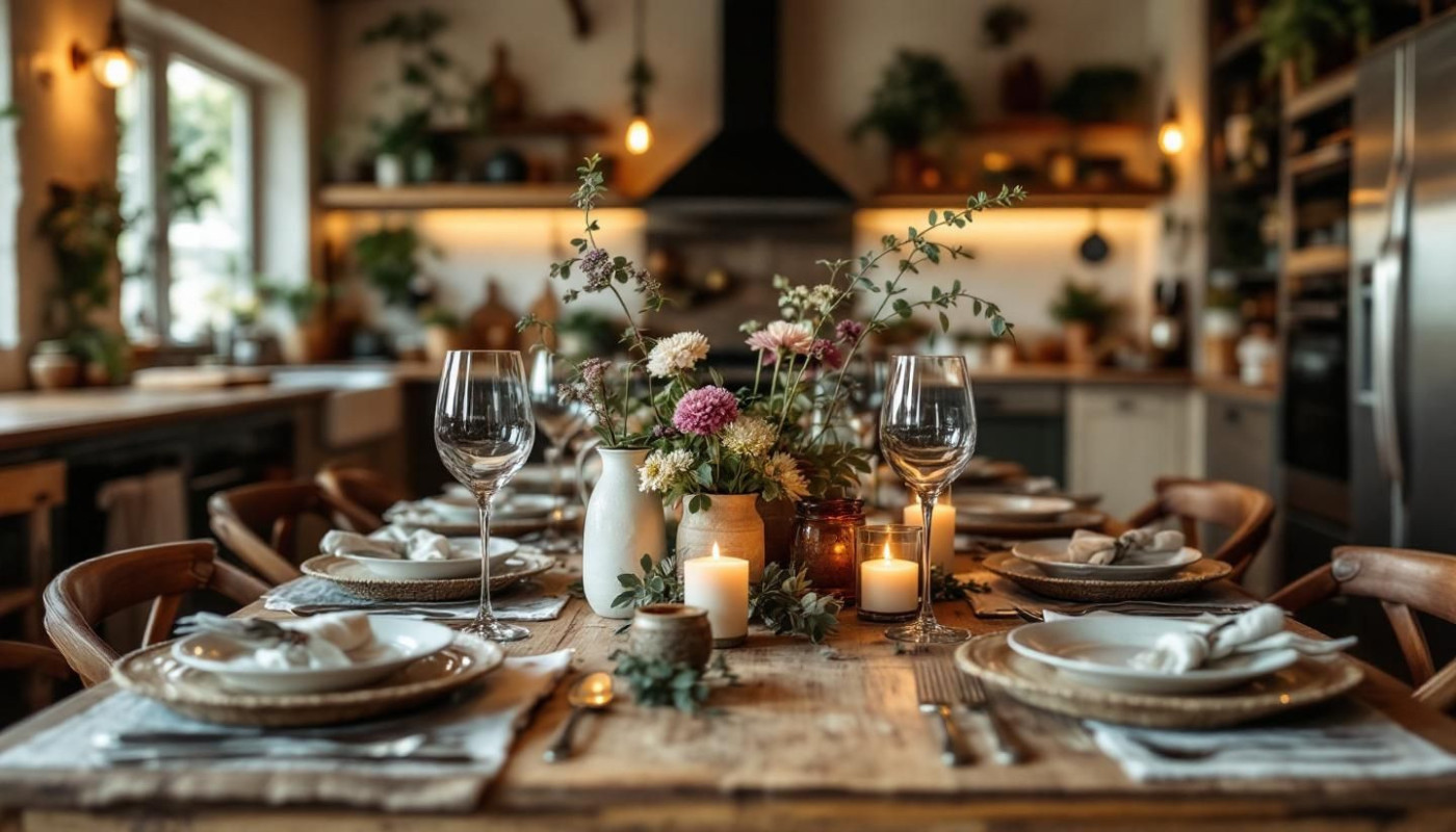Les secrets d'une décoration de table réussie avec des textiles durables